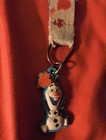 Disney Parks Frozen Deluxe Reversible Lanyard W  Olaf Lanyard Rubber