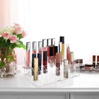 Casafield 40 Slot Acrylic Lipstick Organizer  Clear Makeup Display Case
