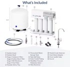 Aquasure Premier 75 Gpd Reverse Osmosis Water Filtration System Chrome Faucet