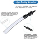 Ziboo Rma316 Manometer Tube Adapter  3 16  To 5 16 Compatible With    