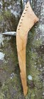 Hand Carved Pawnee Style Pecan Gunstock Warclub With Hand Forged Spike