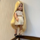 Brown Blond Wig Curly Red Hair For 18  American Girl Lucian Doll Accessories Toy