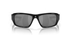 Oakley Valve Polarized Sunglasses 12-837 Polished Black W  Black Iridium Lens