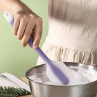 1pc Silicone Cake Scraper Non-stick Cream Spatula Pastry Baking Tool - New