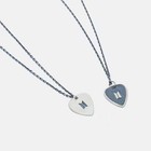 Bts Suga Heart Pendant Necklace Pull Tab Style Kpop Jewelry Gift Bangtan Boys Ac