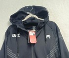 Ufc Venum Authentic Fight Night Walkout Hoodie Mens Size Xl Black Nwt 