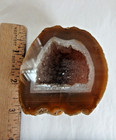 Crystal      agate Geode Brazilian Polished  155 2 Grams Stands