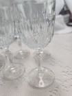 Vtg Vmc Reims 4  Clear Glass Teardrops   Diamonds Vmr3  set Of 6  Liqueur Shot 
