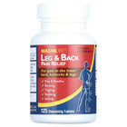 Magnilife Quick Dissolving Leg   Back Pain Relief Tablets 125 Count Fast Relief