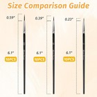 Best Model Miniature Paint Brushes Small Detail Art Paint Brush With Set 30 Pcs