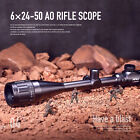 Pinty 6-24x50 Rifle Scope Adjustable Objectives Illuminated Rangefinder Mil Dot