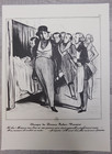 Vintage French Print From Lithograph Book 9x12 Dr  Robert Macaire s Clinic