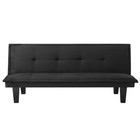 Modern Faux Suede Convertible Futon Sofa Bed upholstered Futon Couch With 3 