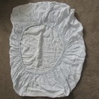 Matteo Los Angeles 100  Linen Gray Crib Baby Bed Fitted Sheet