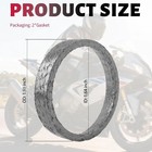 2pcs Compatible With Harley Exhaust Gasket motorcycle Exhausts Flange Gasket