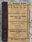 Vintage 1964 City Directory Carlisle Pa Kruger Dairy Bellaire House Restaurant