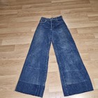 1970s San Francisco Riding Gear High Rise Wide Legged Jeans 25  31   read 