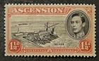 Travelstamps  1938 Ascension Stamps  1 1 2 D   the Pier     42 Kgvl Moglh