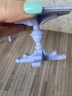 Ooak Dollhouse Artisan Painted Furniture Octagonal Table   2 Chairs