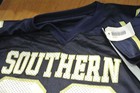 Southern University Game Used Football Jersey Size L  89