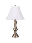 White Fabric Bell Softback Lamp Shade  7 dx15 dx11 h  Transitional  Adult Office