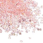 14000pcs Wedding Table Scatter Confetti Crystals 3mm Acrylic Diamonds Pink Ab