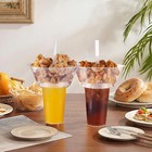 Casarak Snack And Drink Cup Includes 50 Cups  50 Bowls  50 Straws  100 Forks