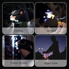 Led Flashlight Gloves  Tactical Fingerless 2 Pair