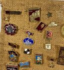 Mixed Lot Of 70 Vintage Ussr Soviet Union Military Political Pins