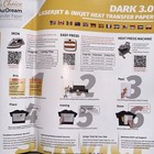 2 Packs Tru Heat Iron press On  Transfer Paper   Dark T Shirts 3 0 Laser inkjet