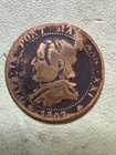 Italian 1867 R Papal States 1 Soldo   5 Centesimi Vatican City Pope Pius Ix