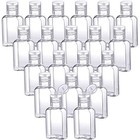 30 Pack Travel Bottles 1oz 30ml Clear Plastic Refillable Leak Proof Empty