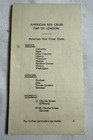 Wwii American Red Cross Map Of London Original Fold-out Brochure B w Photos