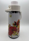 Vintage Eagle Thermo Pump Pot  1 9 Liter  Floral Print  Original Box  Never Used