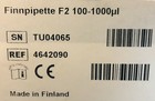 Thermo Scientific 4642090 Finnpipette F2 100-1000  l Variable Volume Pipette