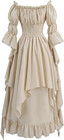 Women s Renaissance Dress Medieval Costume Victorian Gown Peasant Gothic Fairy