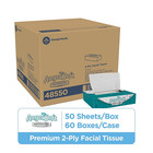 Angel Soft Professional Series Facial Tissue 2-ply 50 Sheets 60 Boxes Carton