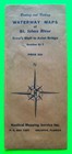Rare Ca 1940 s St  Johns River Waterway Map  sj-7 Nautical Mapping Srv s Orlando