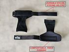 Leather Workout Gloves Power Weightlifting Straps Wraps Grips Dead Lifts Pull Up