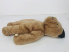 Vintage Eden Toys 13  Plush Teddy Bear Brown Stuffed Animal Black Ears New York