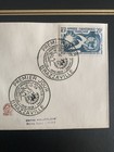 1958 French Equatorial Africa Fdc Human Rights 20f Brazzaville Aef Anniversary
