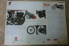 1972  Suzuki Tm400    Dealer Sales Filing    Brochure  From Japan  72