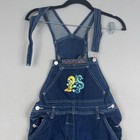 Looney Tunes Tweety Overalls Kids Large Jean Embroidered Cartoon Denim Y2k 90s