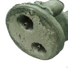Frogs And Mushrooms Plumbed Spitter-solid Cast Stone Art-fun Lifelike Pond Decor