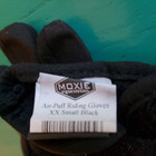 Moxie Equestrian Air Puff Riding Gloves Ladies Xxs Black