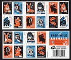 Usps Postage Stamps Sheet Of 20 First Class Letter Baby Wild Animals