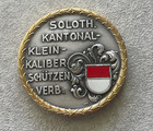 nd  Solothurn Silvered Bronze Swiss Shooting Medal R-1151a L2