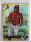 Juan Soto 2017 Bowman Chrome Gold Refractor 28 50  bcp180 Yankees