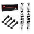 2 X New Front Shocks Absorber 1987-2006 For Yamaha Banshee Yfz350 Springs White