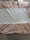 Pottery Barn Kids Baby Girl Crib Bed Skirt Pink Dust Ruffle Linen 52x28 2021